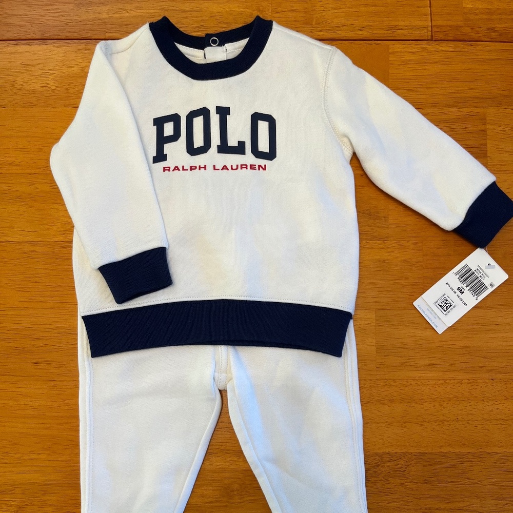 Polo Ralph Lauren White Track Suit